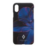 Marcelo Burlon - Cover Blue Flower - iPhone X - Apple - County of Milan - Cover Stampata