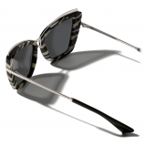 Dolce & Gabbana - Metal Print Sunglasses - Black Zebra Print - Dolce & Gabbana Eyewear