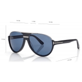 Tom Ford - Occhiali da Sole Dimitry - Occhiali da Sole Aviatore Vintage - Grigio - Occhiali da Sole - Tom Ford Eyewear