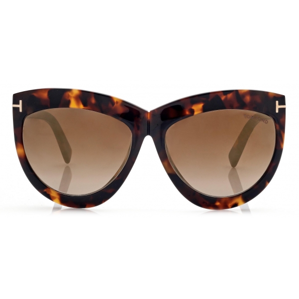 Tom Ford - Doris Sunglasses - Shield Sunglasses - Blonde Havana - Sunglasses - Tom Ford Eyewear