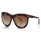 Tom Ford - Doris Sunglasses - Shield Sunglasses - Blonde Havana - Sunglasses - Tom Ford Eyewear