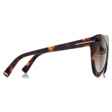 Tom Ford - Doris Sunglasses - Shield Sunglasses - Blonde Havana - Sunglasses - Tom Ford Eyewear