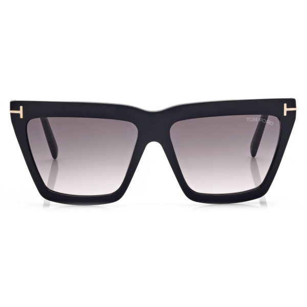 Tom Ford - Occhiali da Sole Eden - Occhiali da Sole Geometrica - Nero - Occhiali da Sole - Tom Ford Eyewear