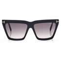 Tom Ford - Eden Sunglasses - Geometric Sunglasses - Black - Sunglasses - Tom Ford Eyewear