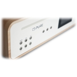 Pure - Classic Stereo - Cotton White Oak - Powerful Stereo Sound - High Quality Digital Radio