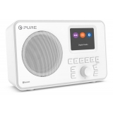 Pure - Elan One - Bianco - Portable DAB+ Radio con Bluetooth - Radio Digitale Alta Qualità