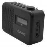 Pure - Elan One² - Carbone - Portable DAB+ Radio con Bluetooth - Radio Digitale Alta Qualità