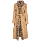 Avvenice - Margot - Cashmere and Sable Coat - Loro Piana Cashmere - Furs - Coats - Luxury Exclusive Collection