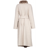 Avvenice - Margot - Cashmere and Sable Coat - Loro Piana Cashmere - Furs - Coats - Luxury Exclusive Collection