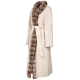 Avvenice - Margot - Cashmere and Sable Coat - Loro Piana Cashmere - Furs - Coats - Luxury Exclusive Collection