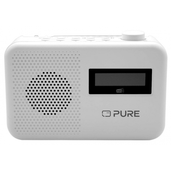 Pure - Elan One² - White - Portable DAB+ Radio with Bluetooth - High Quality Digital Radio