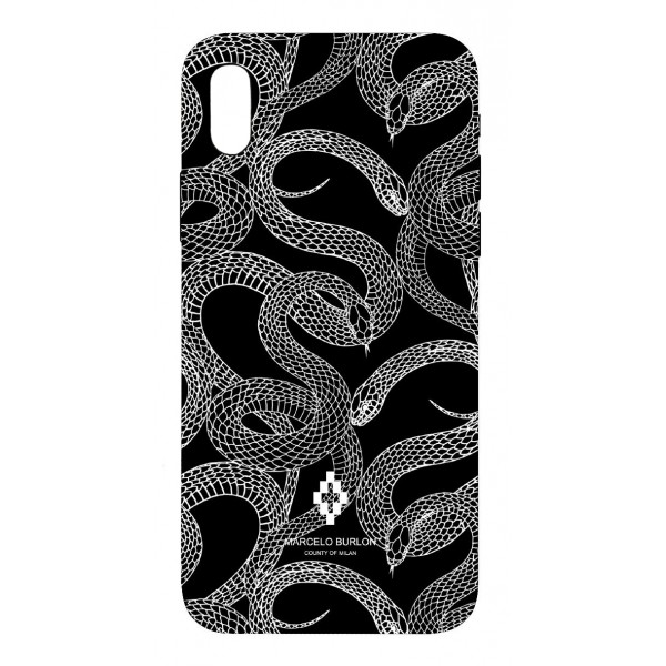 Marcelo Burlon - Cover All Over Snake - iPhone X - Apple - County of Milan - Cover Stampata