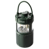 Pure - Woodland Glow - Waterproof Outdoor Speaker with Led Lamp - High Quality Digital Radio