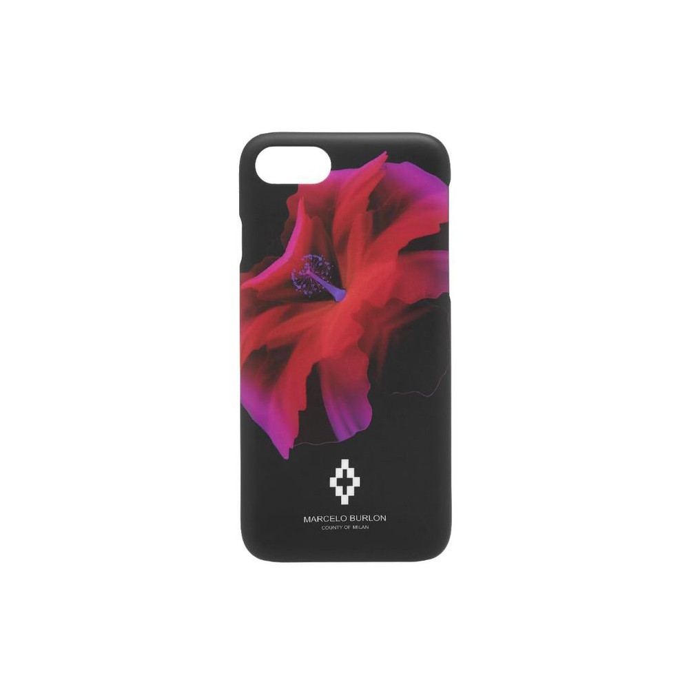 ært nuttet Snestorm Marcelo Burlon - Red Flower Cover - iPhone 8 / 7 - Apple - County of Milan  - Printed Case - Avvenice