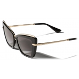 Dolce & Gabbana - Metal Print Sunglasses - Black Gold - Dolce & Gabbana Eyewear