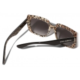 Dolce & Gabbana - New Print Sunglasses - Black Leo Brown - Dolce & Gabbana Eyewear