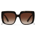 Dolce & Gabbana - New Print Sunglasses - Havana Carretto Print - Dolce & Gabbana Eyewear