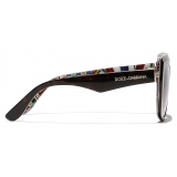 Dolce & Gabbana - Occhiale da Sole New Print - Havana Stampa Carreto - Dolce & Gabbana Eyewear