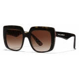 Dolce & Gabbana - New Print Sunglasses - Havana Carretto Print - Dolce & Gabbana Eyewear