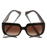 Dolce & Gabbana - New Print Sunglasses - Havana Carretto Print - Dolce & Gabbana Eyewear