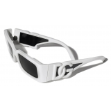 Dolce & Gabbana - DG Pumped Sunglasses - White - Dolce & Gabbana Eyewear