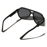 Dolce & Gabbana - Mirror Logo Sunglasses - Black - Dolce & Gabbana Eyewear