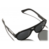 Dolce & Gabbana - Mirror Logo Sunglasses - Black - Dolce & Gabbana Eyewear