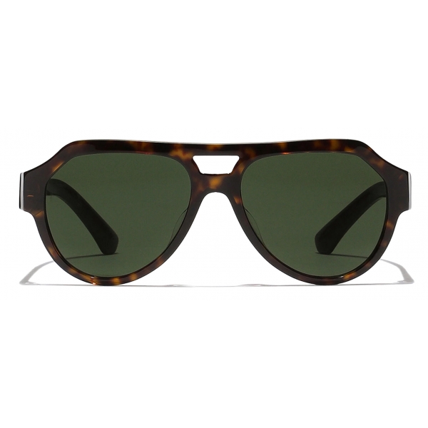 Dolce & Gabbana - Occhiale da Sole Mirror Logo - Havana - Dolce & Gabbana Eyewear