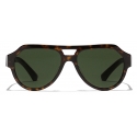 Dolce & Gabbana - Mirror Logo Sunglasses - Havana - Dolce & Gabbana Eyewear