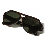 Dolce & Gabbana - Mirror Logo Sunglasses - Havana - Dolce & Gabbana Eyewear