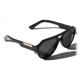 Dolce & Gabbana - Mirror Logo Sunglasses - Black - Dolce & Gabbana Eyewear