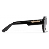 Dolce & Gabbana - Mirror Logo Sunglasses - Black - Dolce & Gabbana Eyewear