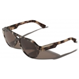 Dolce & Gabbana - Mirror Logo Sunglasses - Havana Beige - Dolce & Gabbana Eyewear