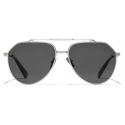 Dolce & Gabbana - Occhiale da Sole Stefano - Argento Opaco Nero - Dolce & Gabbana Eyewear