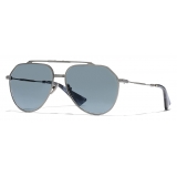 Dolce & Gabbana - Stefano Sunglasses - Gunmetal Light Blue - Dolce & Gabbana Eyewear