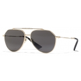 Dolce & Gabbana - Stefano Sunglasses - Gold Grey - Dolce & Gabbana Eyewear