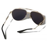 Dolce & Gabbana - Stefano Sunglasses - Gold Grey - Dolce & Gabbana Eyewear