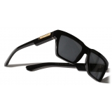 Dolce & Gabbana - Mirror Logo Sunglasses - Black - Dolce & Gabbana Eyewear