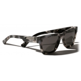 Dolce & Gabbana - Mirror Logo Sunglasses - Havana Grey - Dolce & Gabbana Eyewear