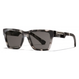 Dolce & Gabbana - Mirror Logo Sunglasses - Havana Grey - Dolce & Gabbana Eyewear