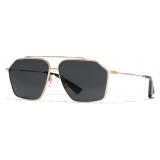 Dolce & Gabbana - Stefano Sunglasses - Gold Dark Grey - Dolce & Gabbana Eyewear