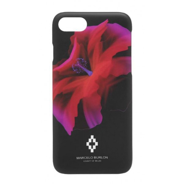 Marcelo Burlon - Cover Red Flower - iPhone 8 Plus / 7 Plus - Apple - County of Milan - Cover Stampata