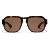 Dolce & Gabbana - Mirror Logo Sunglasses - Havana - Dolce & Gabbana Eyewear