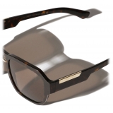 Dolce & Gabbana - Mirror Logo Sunglasses - Havana - Dolce & Gabbana Eyewear