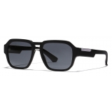 Dolce & Gabbana - Mirror Logo Sunglasses - Matte Black - Dolce & Gabbana Eyewear