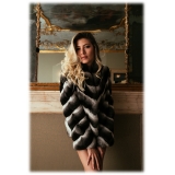 Avvenice - Juliette - Chinchilla Jacket - Black & White - Furs - Coats - Luxury Exclusive Collection