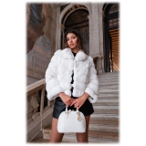 Avvenice - Camille - Giacca in Cincilla - Bianco - Pelliccie - Cappotti - Luxury Exclusive Collection