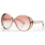 Tom Ford - Eden Sunglasses - Geometric Sunglasses - Dark Havana - Sunglasses - Tom Ford Eyewear