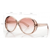 Tom Ford - Eden Sunglasses - Geometric Sunglasses - Dark Havana - Sunglasses - Tom Ford Eyewear