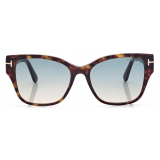 Tom Ford - Occhiali da Sole Elsa - Occhiali da Sole Cat Eye - Havana - Occhiali da Sole - Tom Ford Eyewear